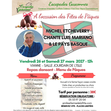 Fête de Pâques avec Michel Etcheverry